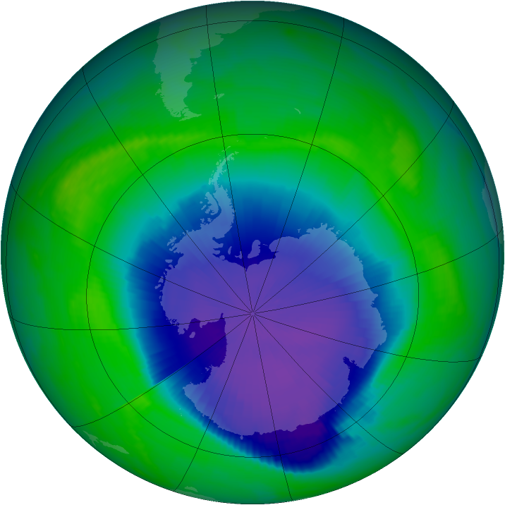 Ozone Map 1998-11-01